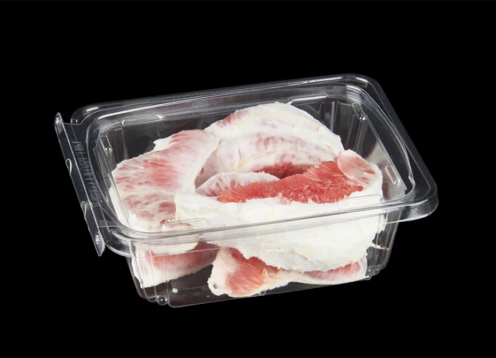 Custom PET & R-PET Clear Plastic Food Container with Tamper-Resistant Lid Disposable Dry Nuts Fruit Box