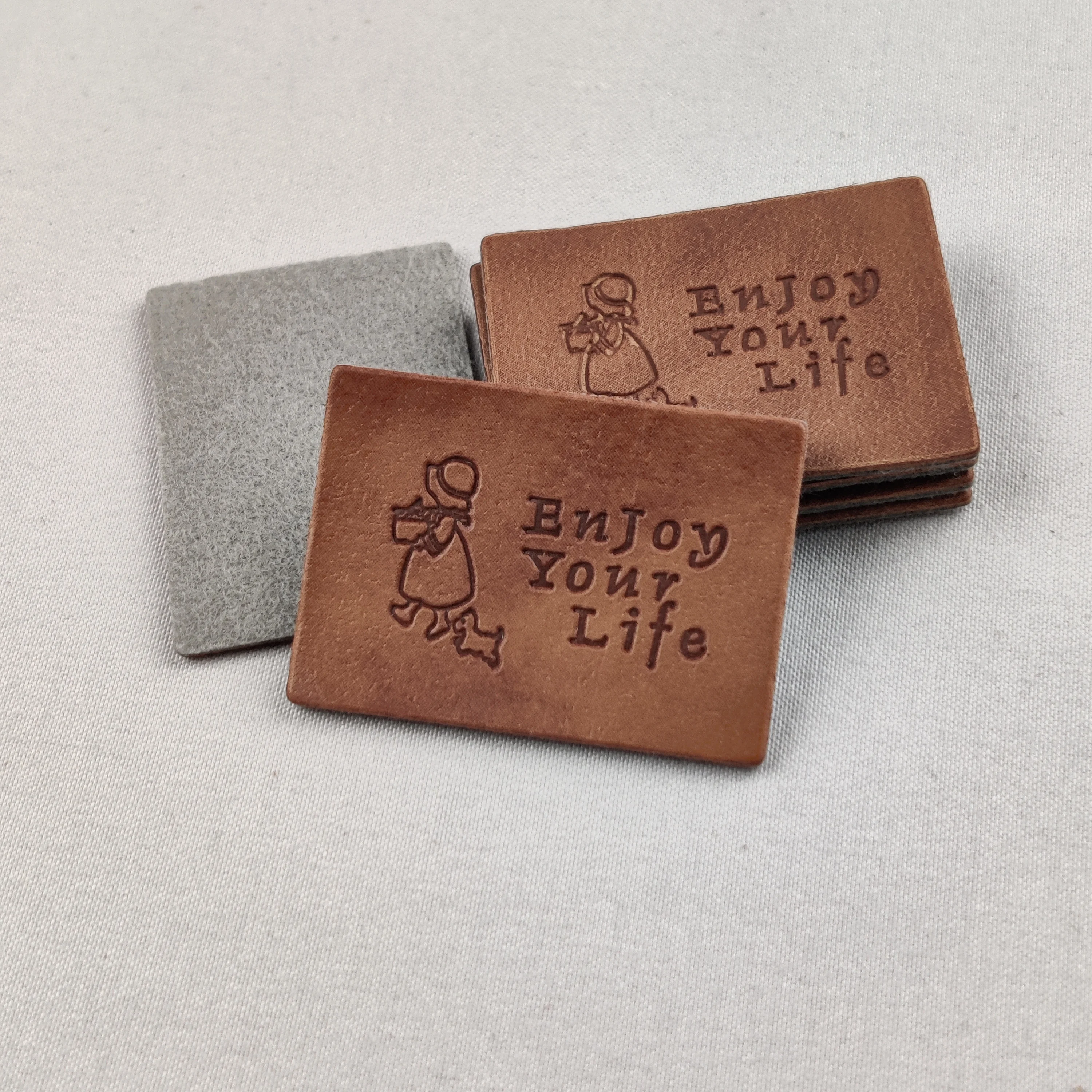 Personal Logo Custom Size Various Garment Hat Leather Labels, Customize Leather Color Shoes Clothes Leather Patch For hat