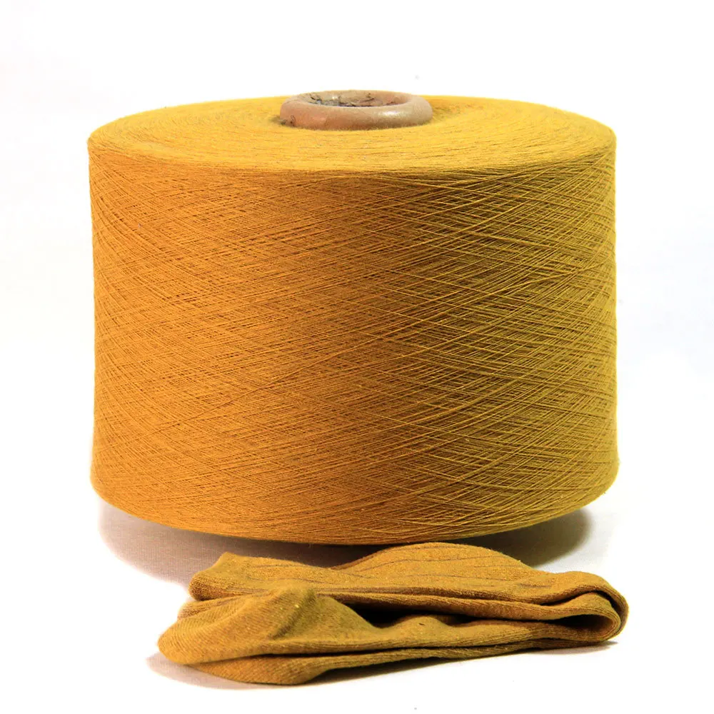 Towel yarn hot-selling grade recycled cotton terry-dyed open hole recycled yarn Ne20/1