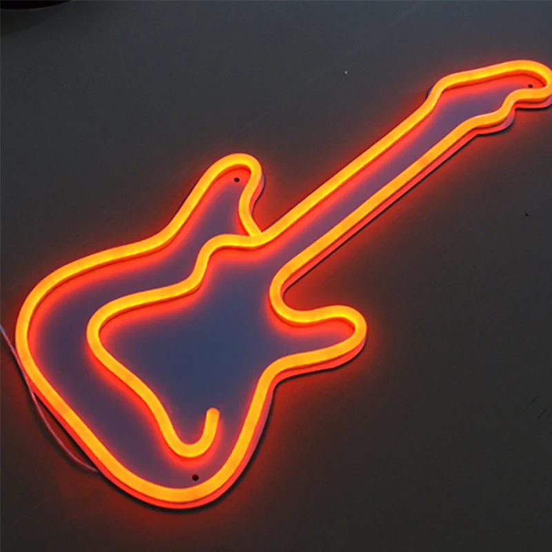Custom Led Neon Sign Guitar Neon Signs