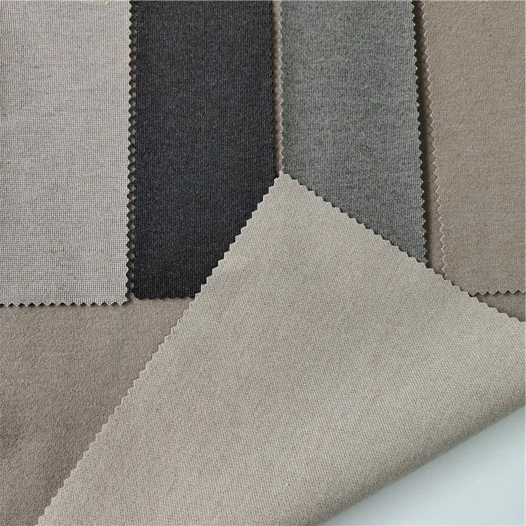 High quality end starry sky jacquard tweed hairy fabric and exquisite polyester rayon woolen fabric