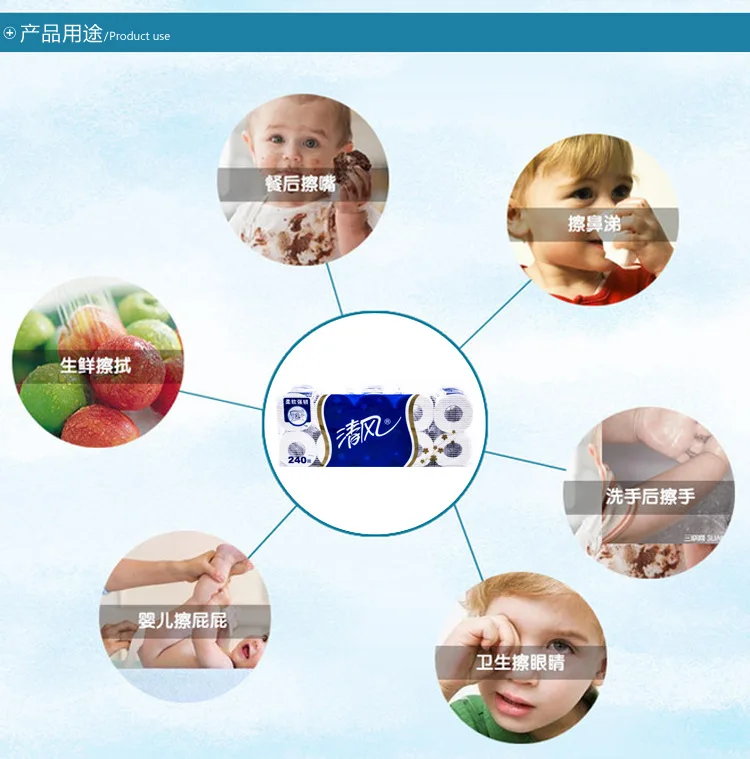 Recycled 3 Ply Raw Material 100% Virgin Wood Pulp Jumpo Roll Toilet Paper Soft Embossed Paper Toilet Tissue Paper Rolls For Sale