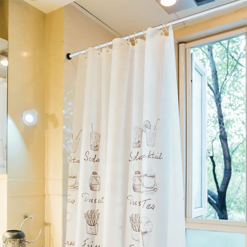 267-317cm Fine-Tuning Spring rack Curtain Rod Telescopic Shower Curtain Rod adjustable wardrobe backlit curtain rod