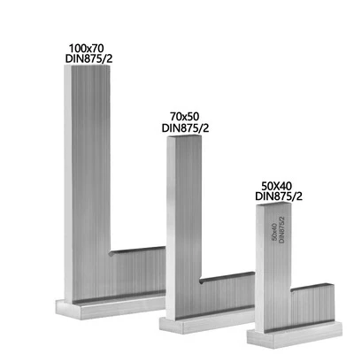 Machinist Square Precision Engineer Wide Seat Square 90 Right Angle Ground Hardened Steel Angle Ruler