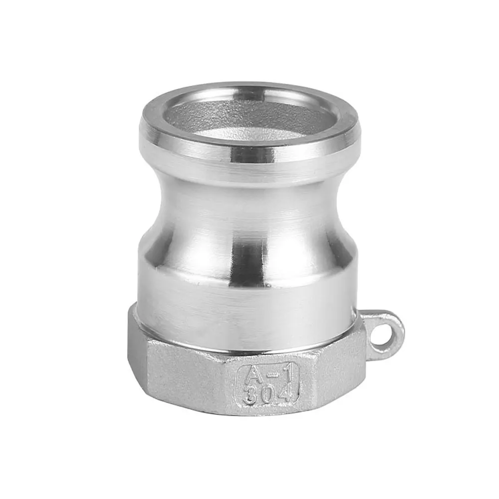 Stainless Steel Camlock Male End Adapter Dust Plug SS Quick Coupling Pipe Fittings