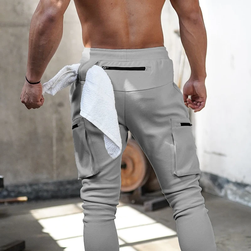 Wholesale Manufacturer New Design Mens Gym Pants with Pockets Camouflage Mens Sweatpants