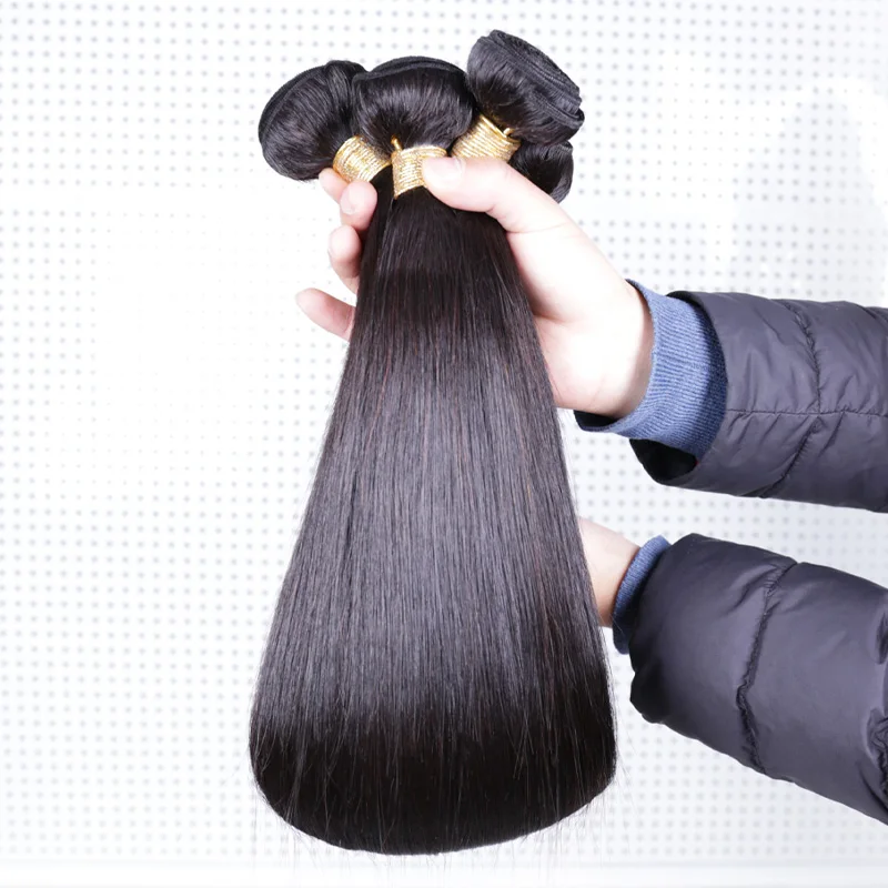 
Wholesale 12a Mink 100% Human Hair Weft Free Sample Mink Brazilian Hair Piece Virgin Hair Bundles 