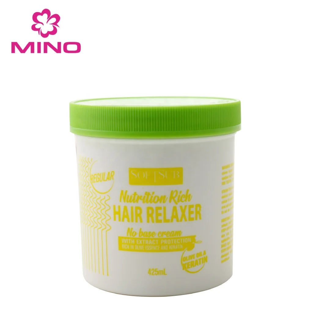 African Hair Straighten Cream Hair Relaxer Perm Damaged Repair Smoothing Treatment Regular/Super Private-Lable Hair Relaxers
