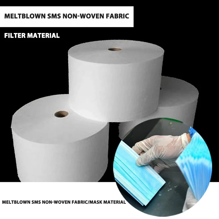 China polypropylene spunbond nonwoven pp meltblown melt blown fabric manufacturer