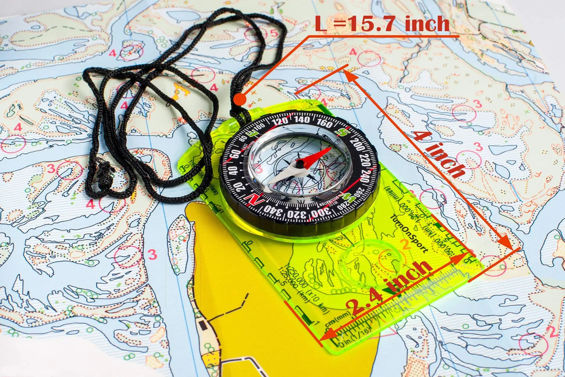 Other Camping Hiking Gear Camping Navigation Advanced Scout Hiking Backpacking Orienteering Compass Custom Logo Compass