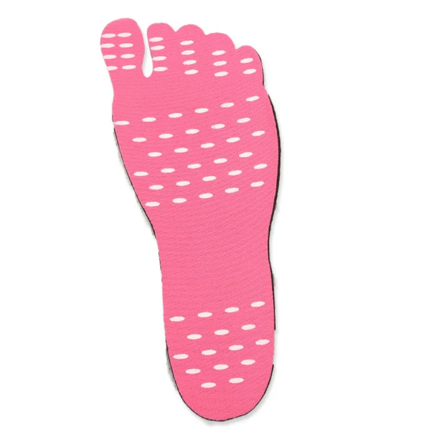 Nano Material Barefoot Adhesive Beach Foot Pad Sticker Insole Stick-on Soles Insoles