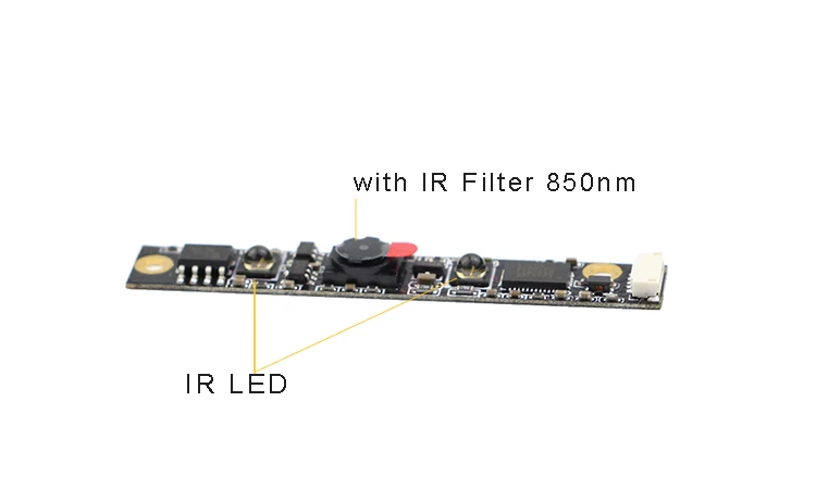 Factory Customized Global Shutter Low Power OV7251 120fps 1/7.5inch B&W CMOS VGA 640 x 480 Image Sensor Infrared Camera Module