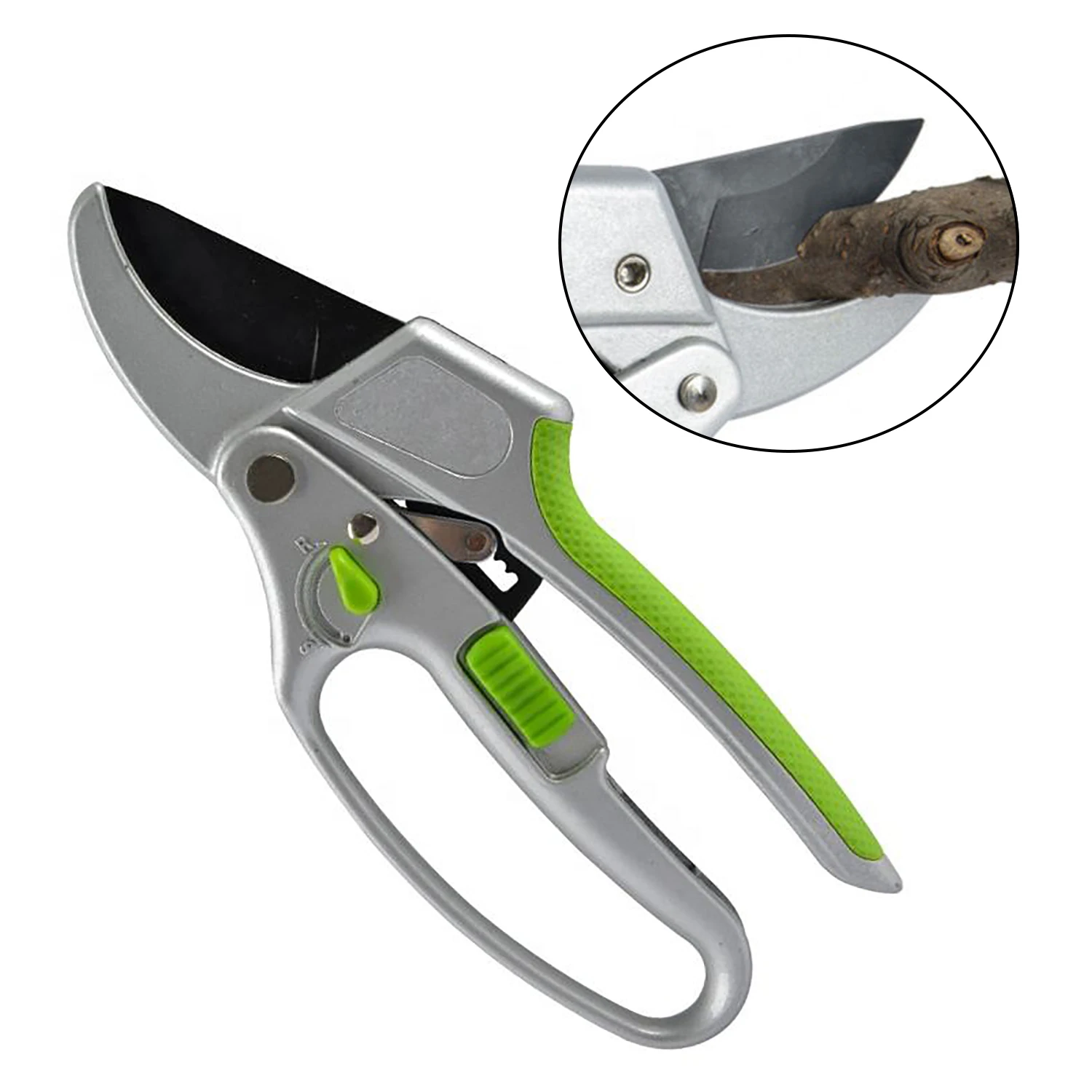 VERTAK high quality branch cutter tools 2 in 1 dual cut heavy duty anvil pruner ratchet pruning shears