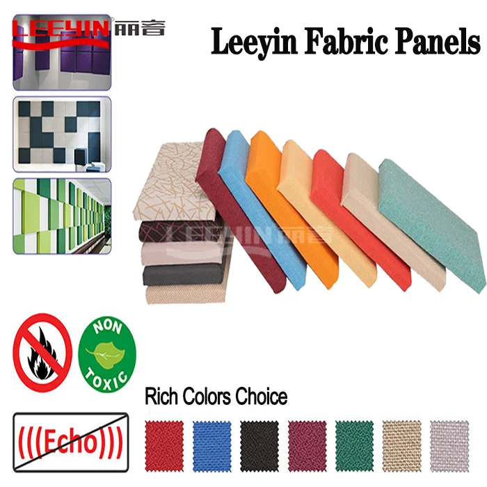 Leeyin cinema Fabric wall decoration covering interior wall sound isolation panels