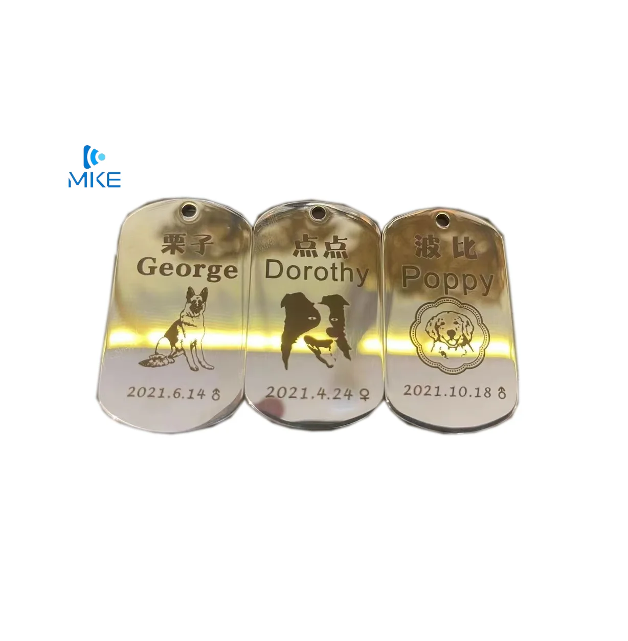 Qr code nfc pet id tag