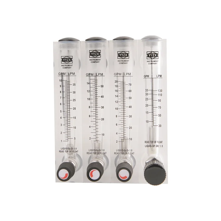 Best selling acrylic flowmeter with valve and durable pipeline chuck flowmeter