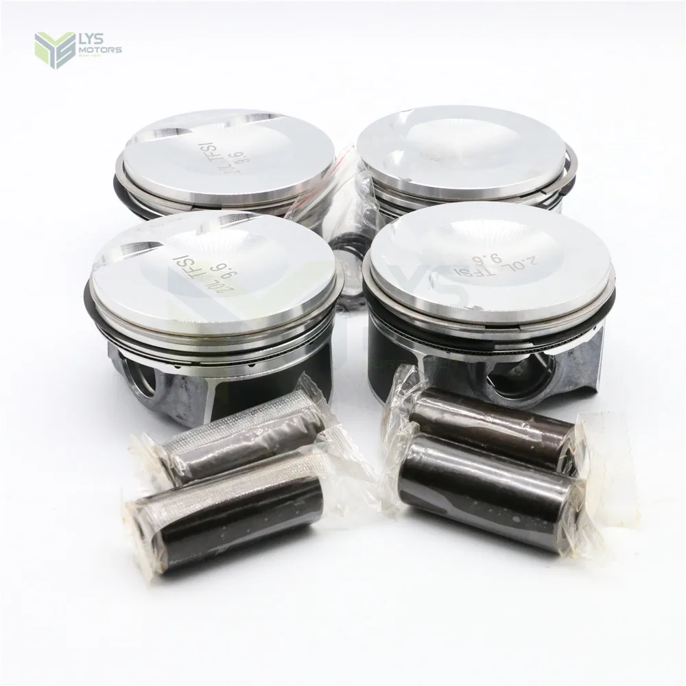 Engine piston kit with ring STD 025 050 6H107065DM 06H107065BD 06H107065BH 06H107065CM 06H107065DD for AUDI VW EA888 2.0T 23MM