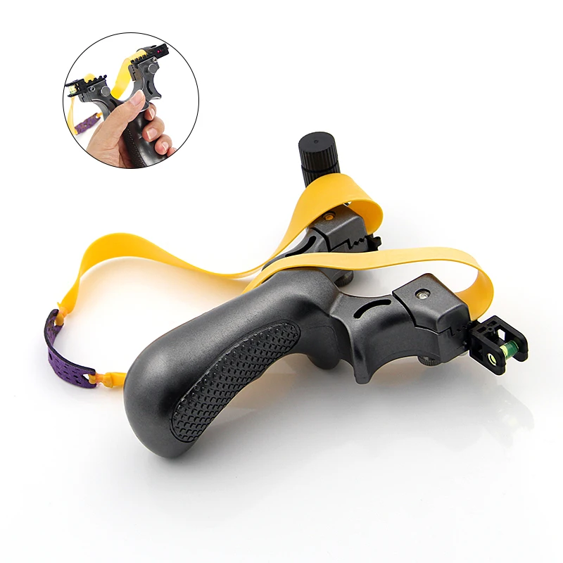 Профессиональная охотничья большая мощная резиновая металлическая Рогатка