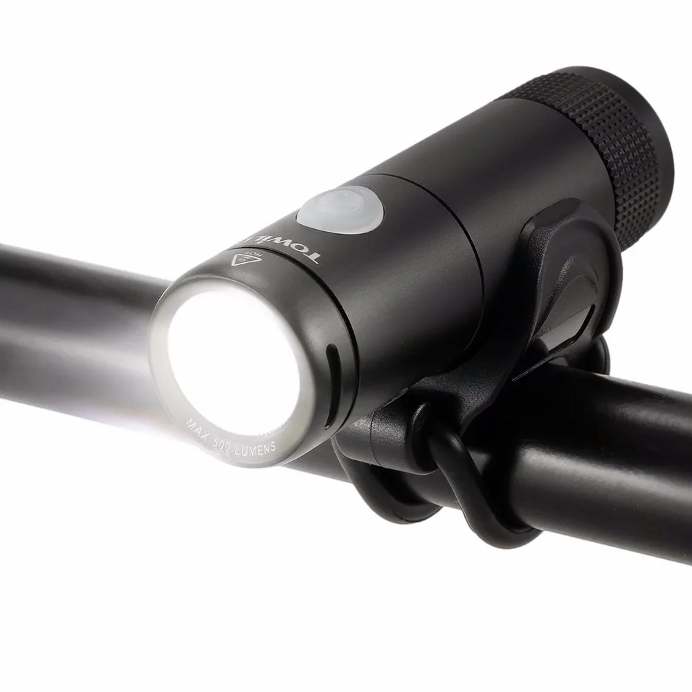 
Cycle Torch 500 Lumen USB Rechargeable Bike Light Bicycle Headlight for Road Cycling and Commuters 