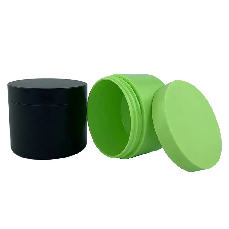 variety capacity size matte black 250g hair conditioner jar hair jar plastic PETG hair cream container