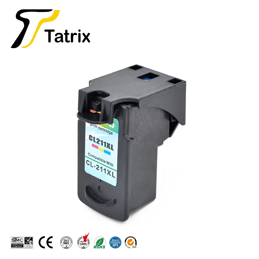 Реконструированный цветной струйный чернильный картридж Tatrix PG-210XL PG210 PG 210 CL-211XL CL211 CL 211 для Canon