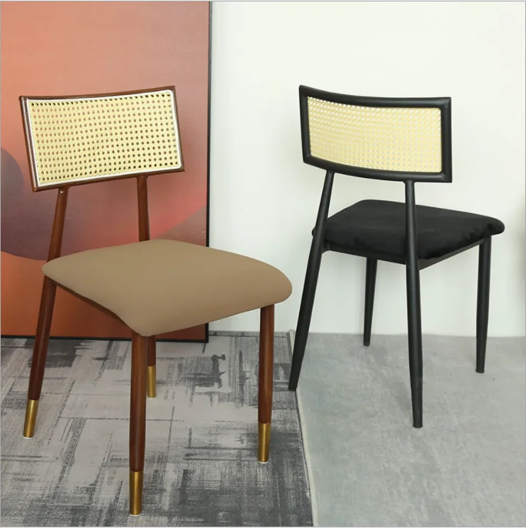 American country ironwork creative industry wind restaurant bar chair Lof milk tea shop T coffee chair restaurant dining chair