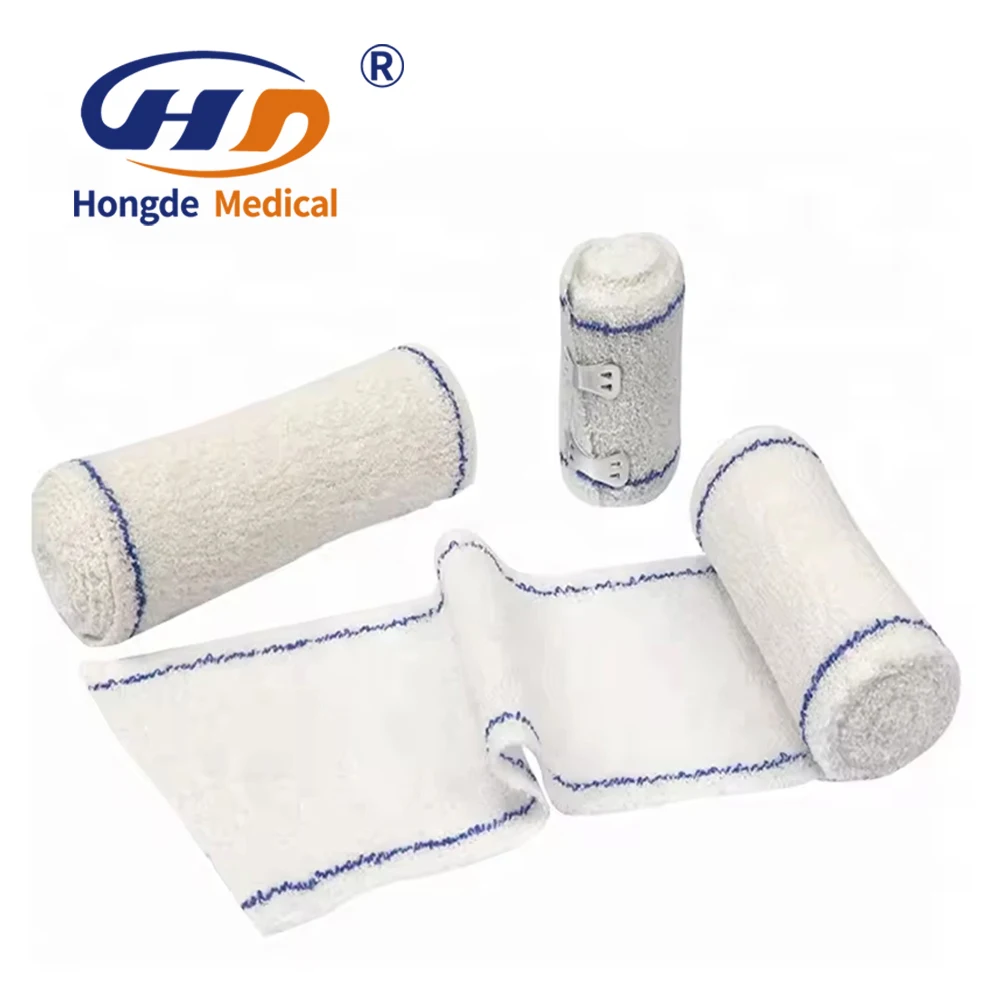AJMED Manufacturer Hot Sale Spandex Cotton Crepe Elastic Bandage  5/7.5/10 cm