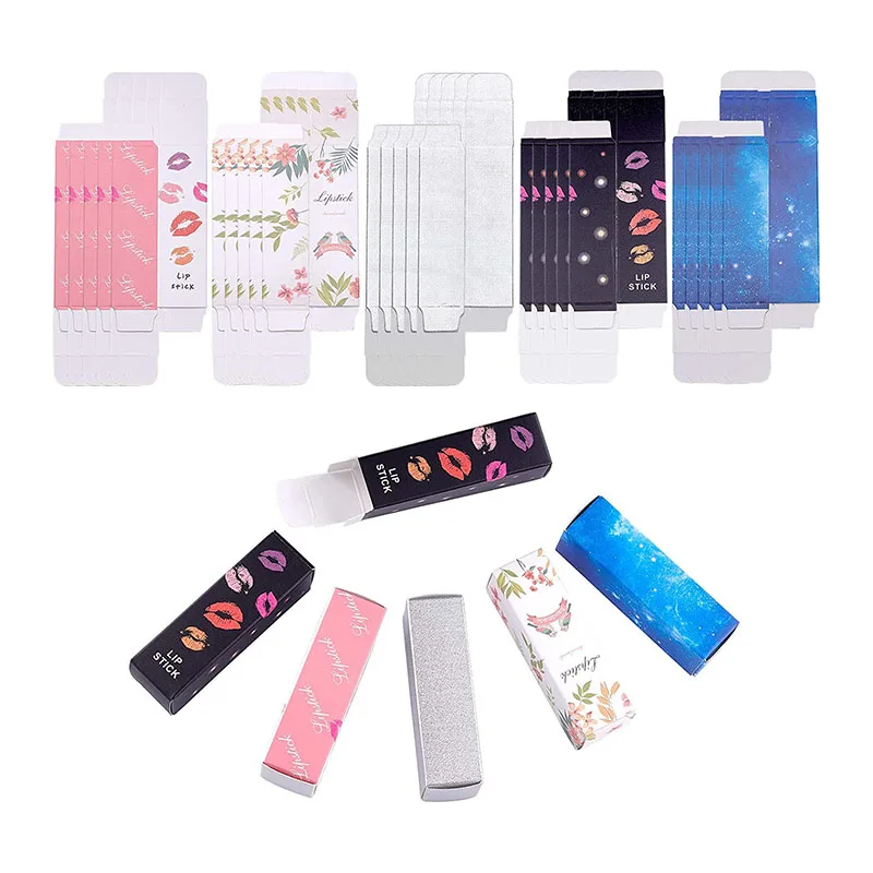custom empty eyeliner box packaging cuticle oil pen wrapping box sliver holographic eyeliner package boxes
