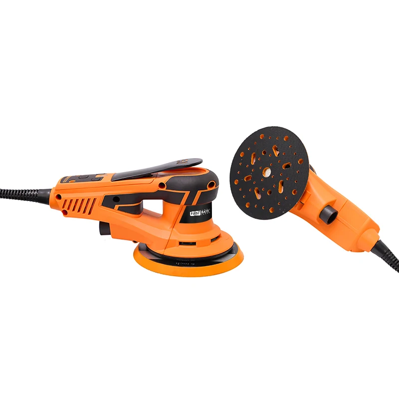 Brushless Electric Orbital Sander Random 2024 New Design 6 Inches 350W 5.0mm & 2.5mm Electric Obm 1.4 150mm 50/60HZ
