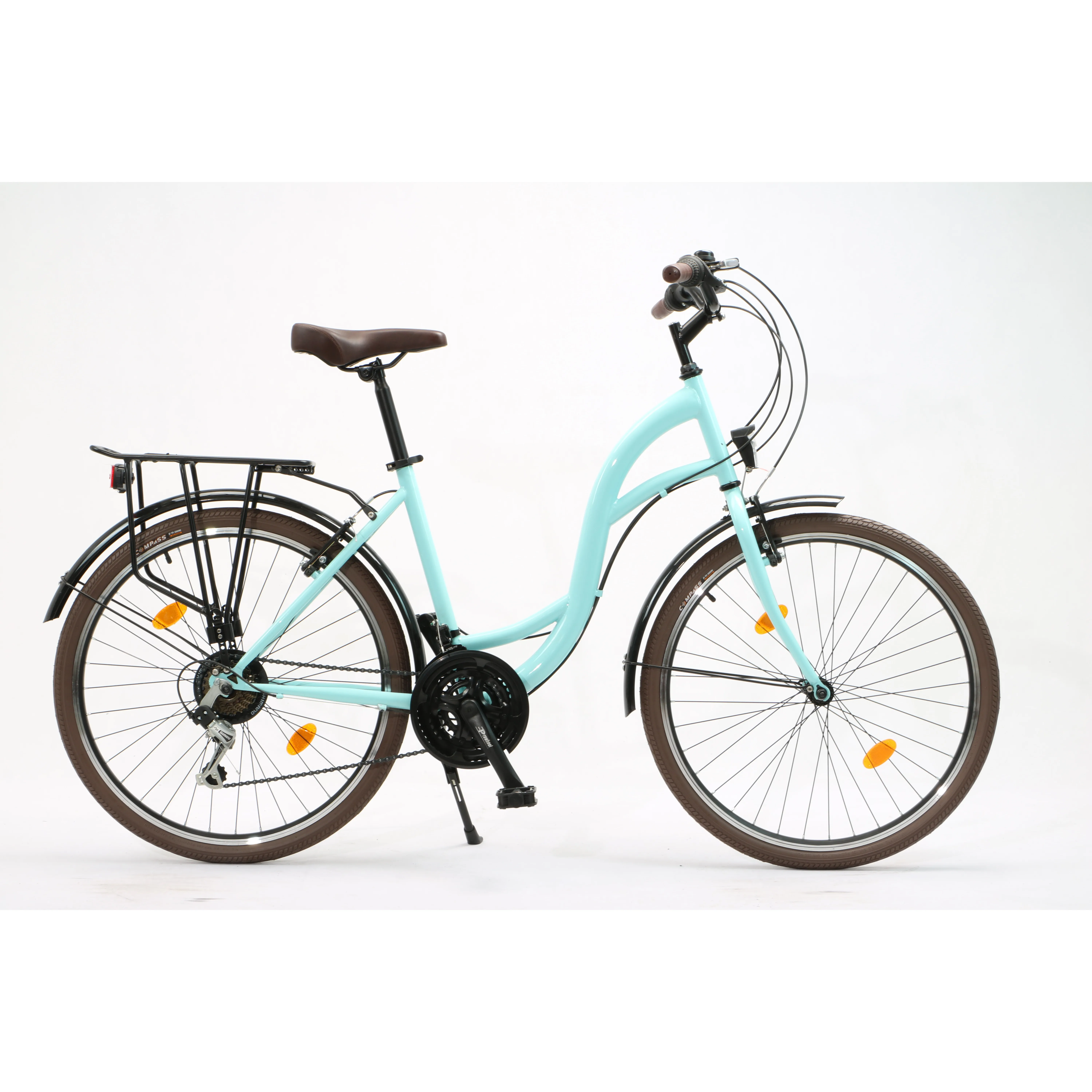 Hot selling single speed carrier Steel Material 26inch City bicycle OEM exercise girls street city bike