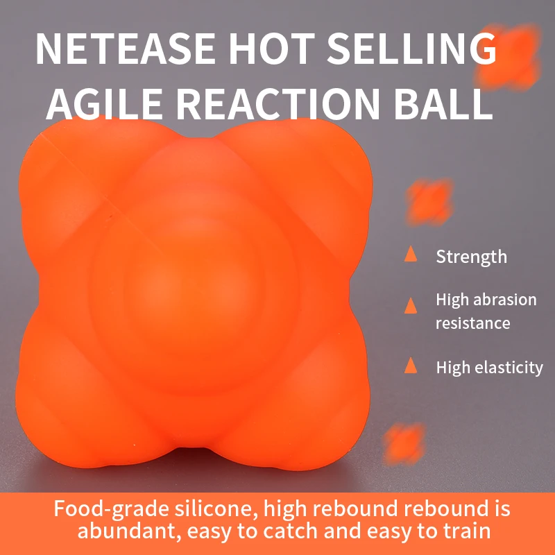 Improvement Of Hand-eye Reaction Hexagonal Reaction Ball,Custom Logo  Training Ball  Jump Training Agility Ball