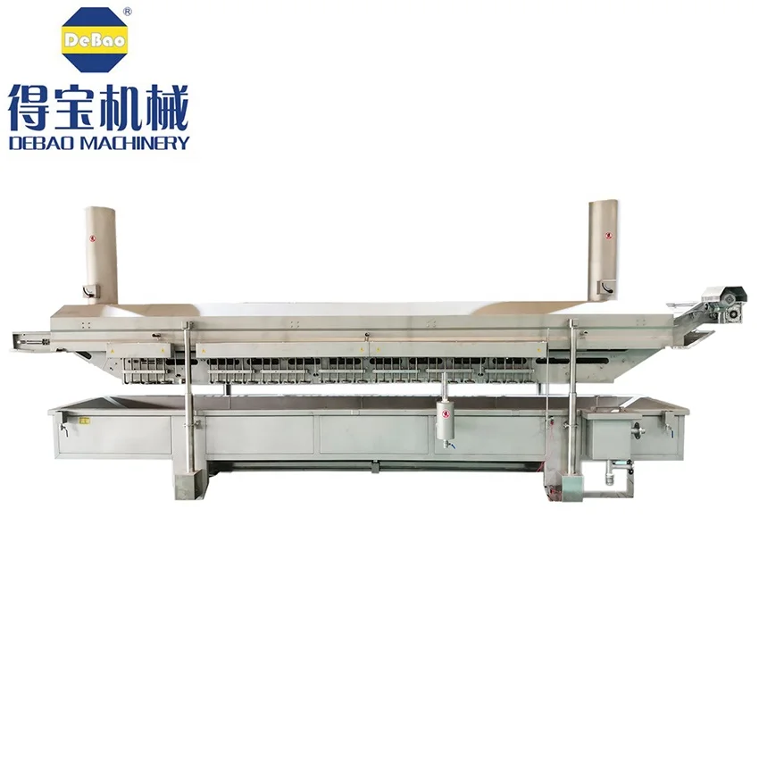 DB Frozen Polutry Foods Processing Machinery Breaded or Tempura Chicken nugget Deep Frying Machine automatic
