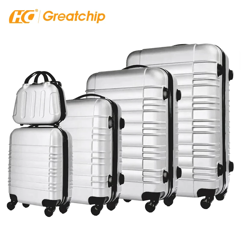 Malas Kit 3 Pecas Viagem Hard ABS Trolley Suitcase