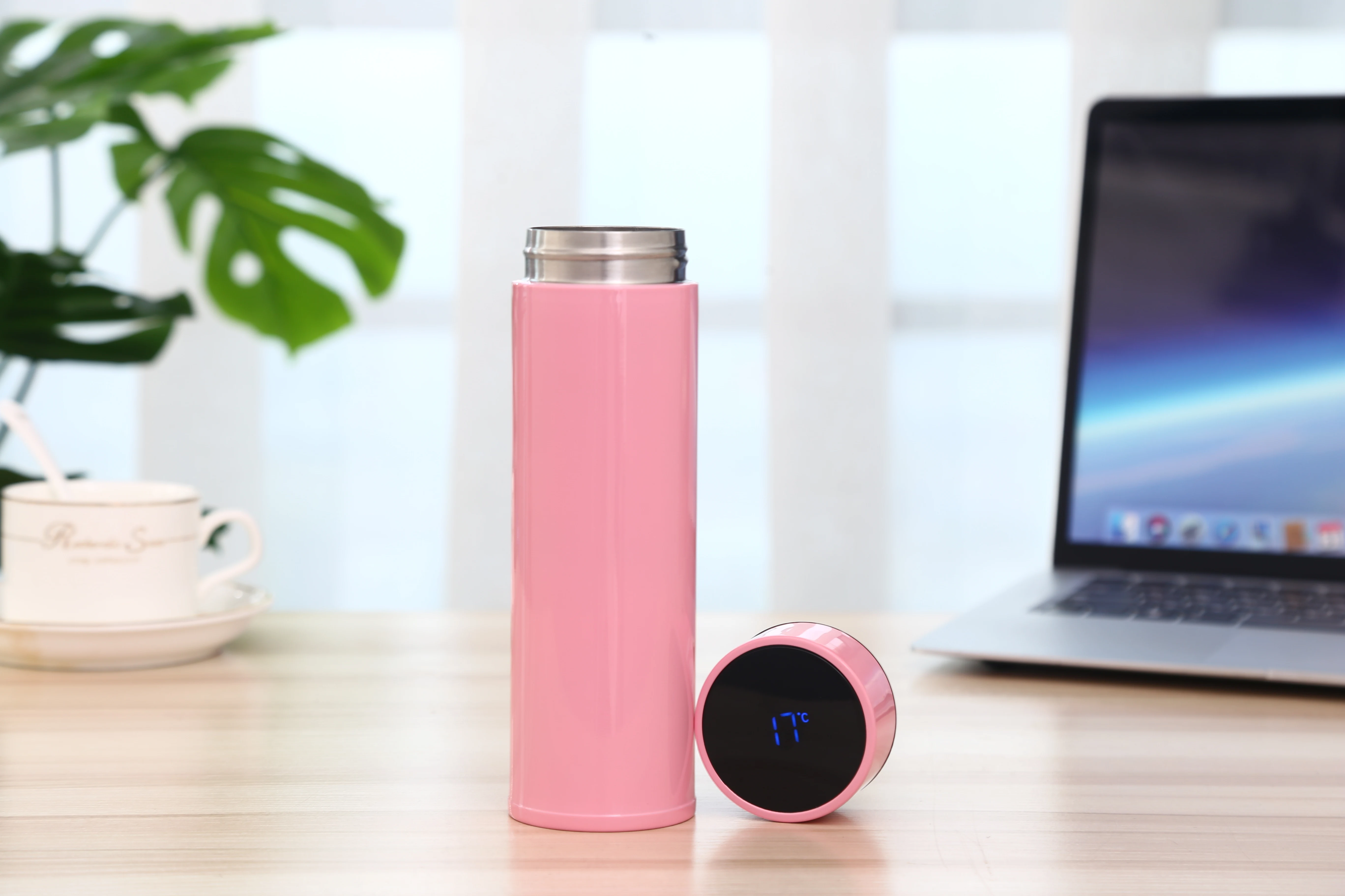 Termos Led Temperature Display 500ml Double Walled 304 Stainless Steel  Reminder To Drink Vacuum Flasks Smart Water Bottle