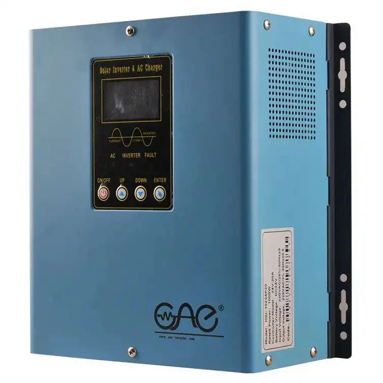 1200w Solar Hybrid Inverter With pwm Solar Controller 24v to 220v off grid inverter