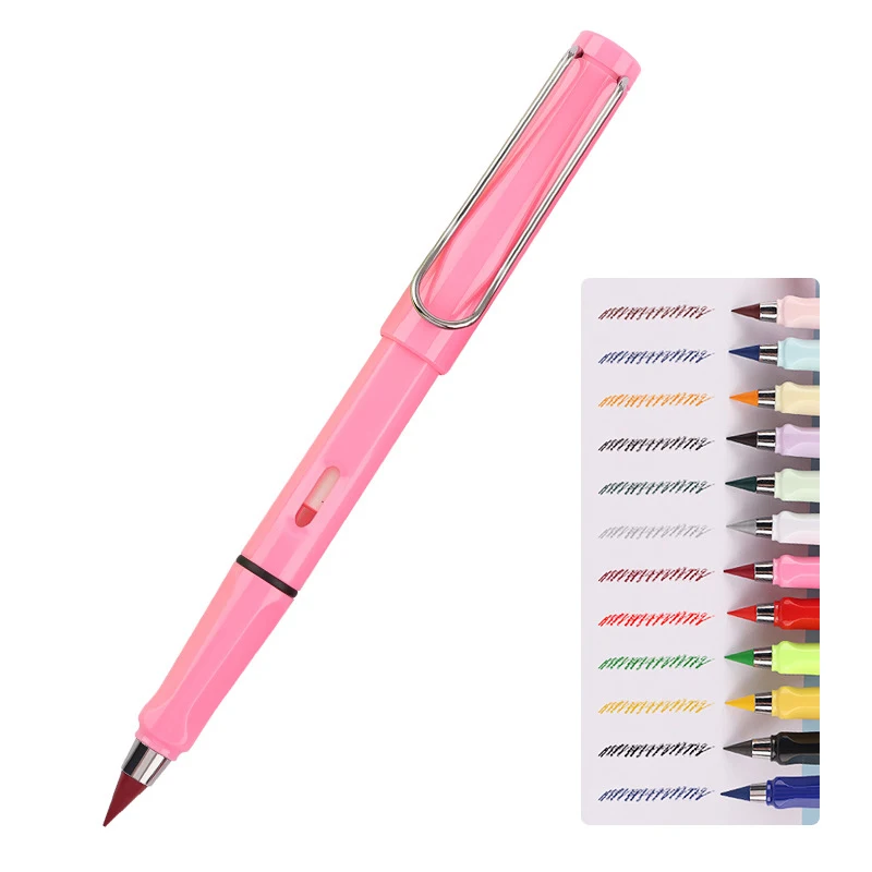 12 шт. вечный стираемый вечный бесконечный волшебный lnkless цветной карандаш