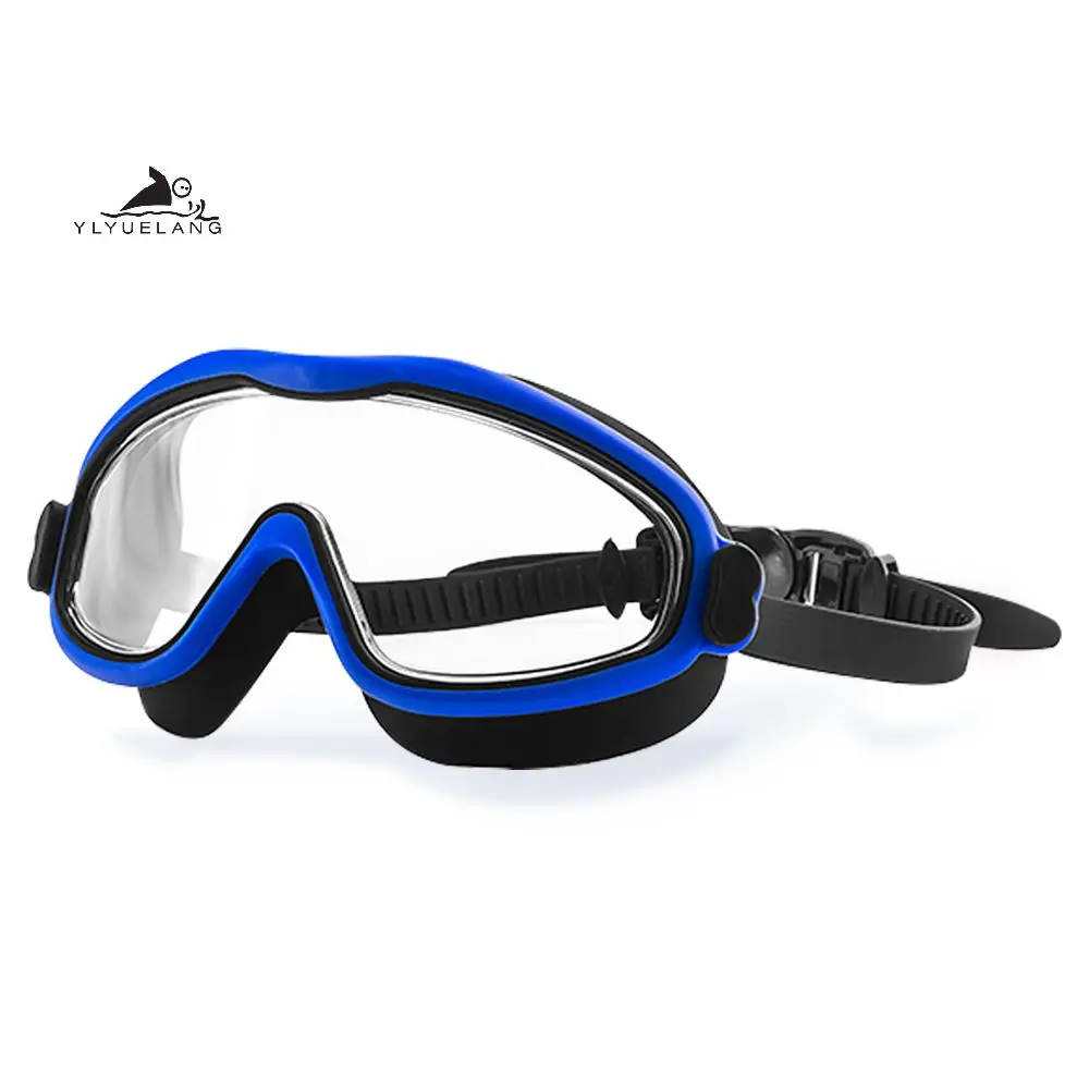 Anti fog Eye Protection Big Vision HD lens Indoor Zwembril Swimming Googles Set For Men