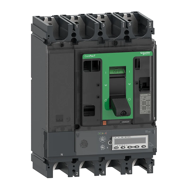 Original NSX630H 70kA AC 4P4D 630A 6.3A NSX Series Circuit breaker C63H46A630