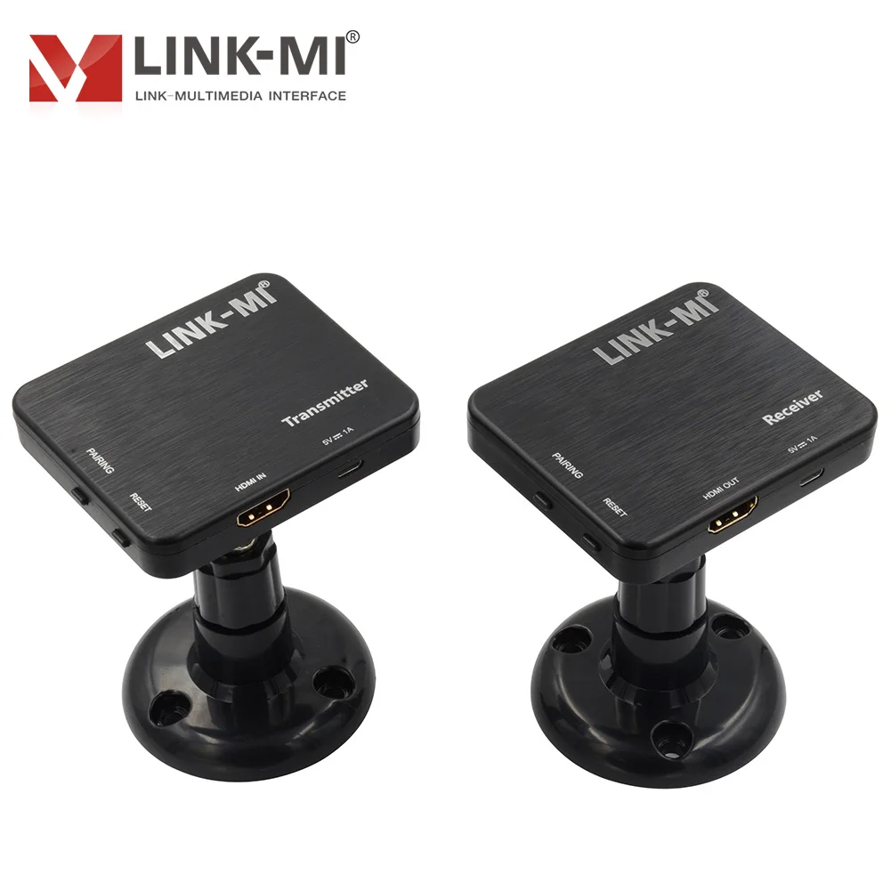 LINK-MI 4K беспроводной HDMI удлинитель комплекты Нулевая задержка 10-30 м беспроводной видео аудио передатчик приемник