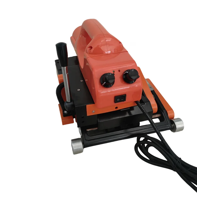 Thermo Fusion HDPE Geomembrane Pond Liner Climbing Welding Machine Plastic Film Hot Wedge Gun Welder Saldatrice Per Geomembrane