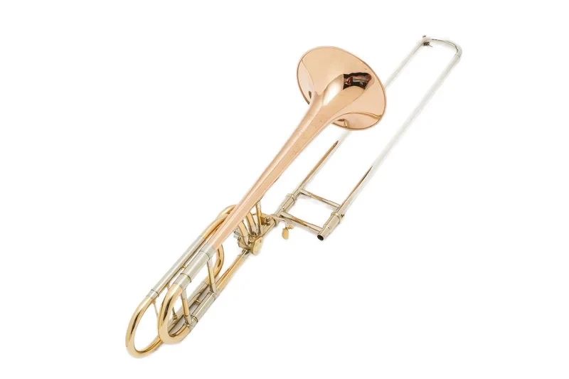 Tenor trombone rose gold 3-color Tone professional brass instrument Bb Bass Trombone