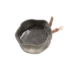 Sohpety Custom Portable Pet Travel Foldable Bowl Eco Friendly Food Slow Feeder Collapsible Dog Drinking Water Bowl