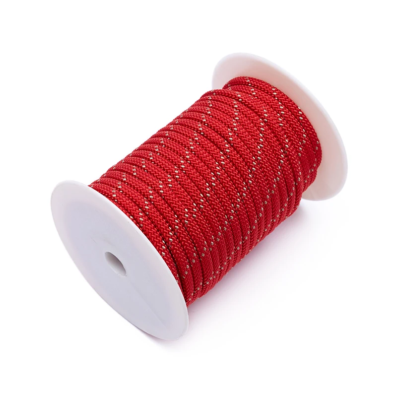 Factory wholesale braided Woven color needle solid custom Round dog leash braided polyester rope