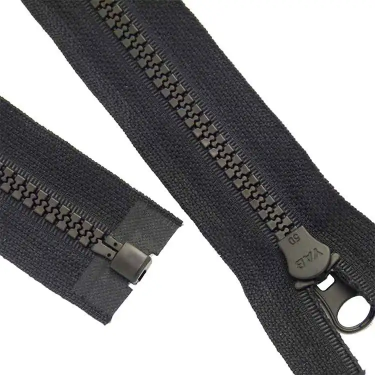  YAB 5# Resin Zipper Ordinary Teeth Close End Eco-friendly Waterproof Plastic For Garment And Home