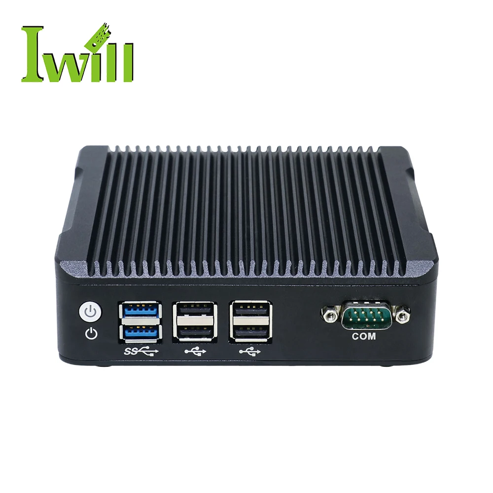  Мини-компьютер IWILL nano N3160 quad core без вентилятора с