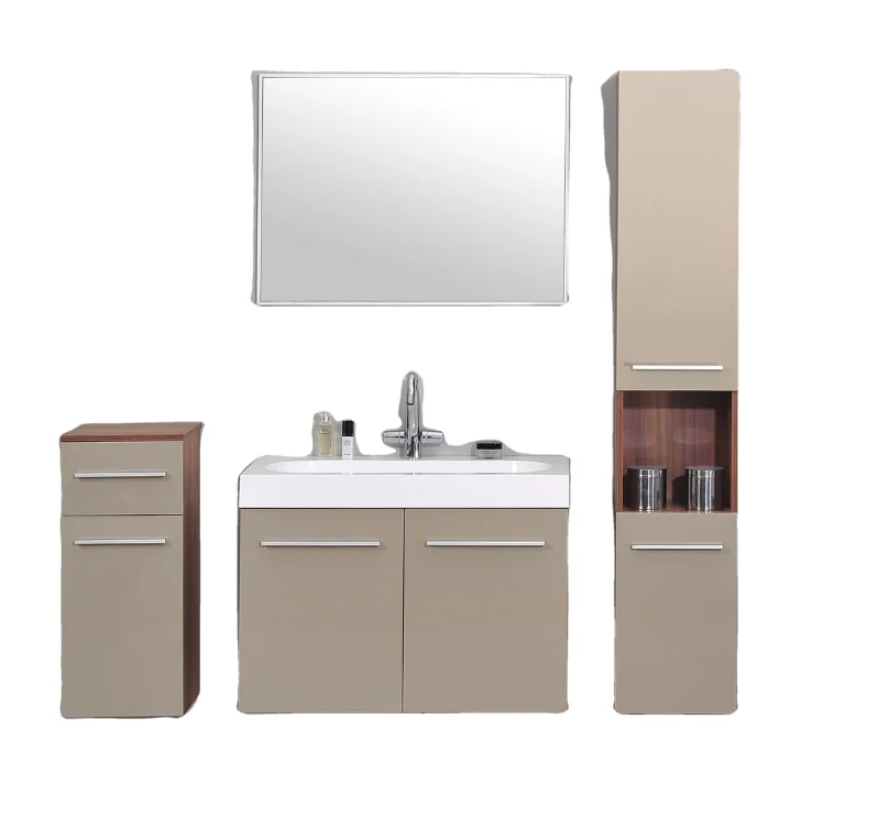 Круглый более узкий настенный шкаф для ванной комнаты