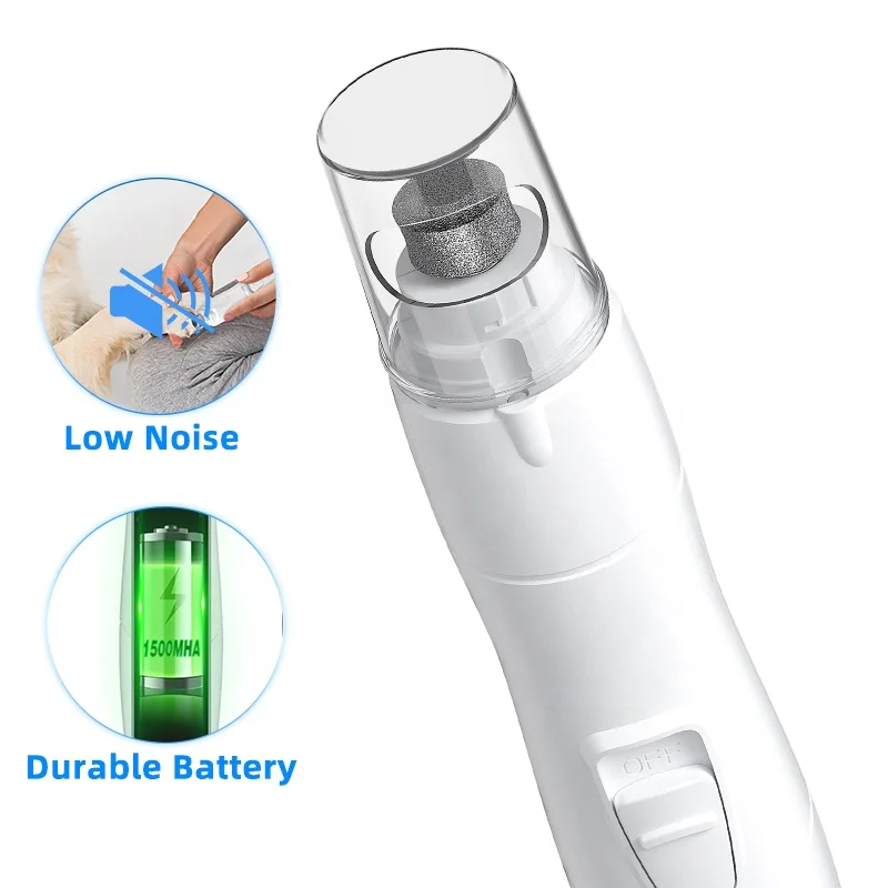Pet Products Professional Electric Low Noise Durable Long Battery life  Pet Dog Nail Grinder