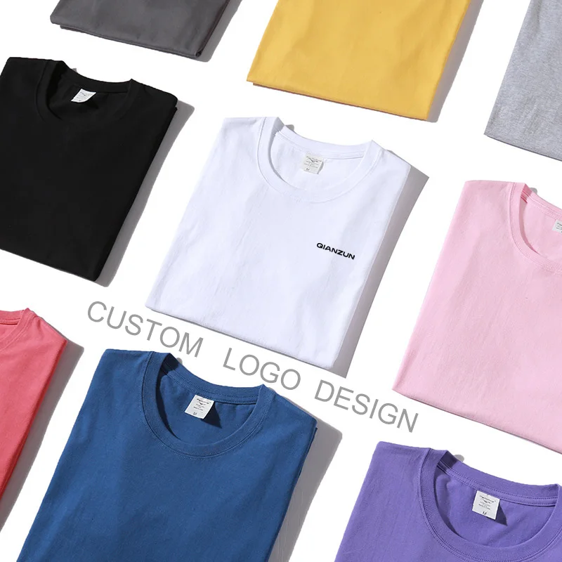 Белая мужская футболка с коротким рукавом и круглым вырезом, 100% хлопок