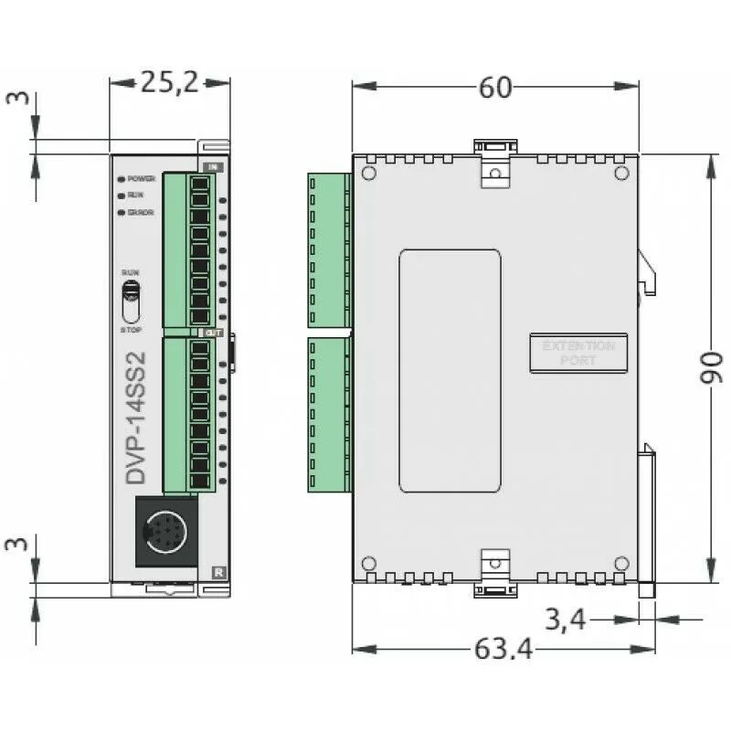 Тайваньский модуль DVP14SS211T оригинальный Delta PLC промышленный