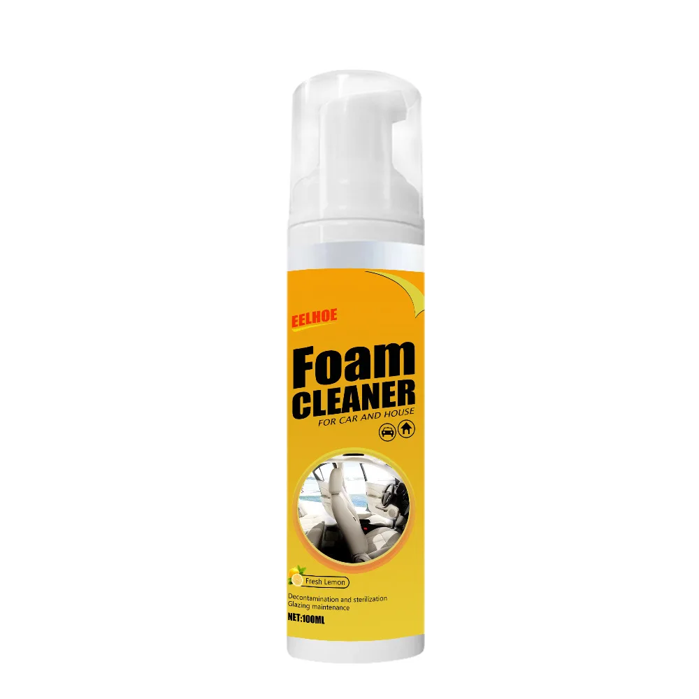 30ml  Multi purpose foam cleaner supplies car fast decontamination ceiling leather seat cleaner